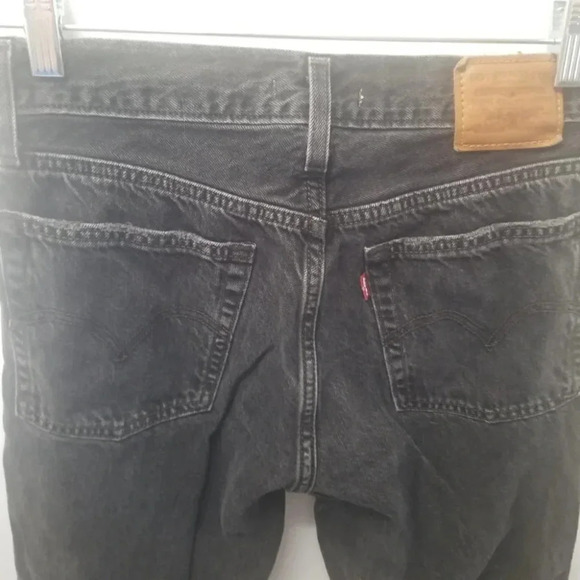 Levi's Wedgie Straight Fit High Rise Jeans After  Sunset Black 34964-0146 27 - Picture 14 of 14